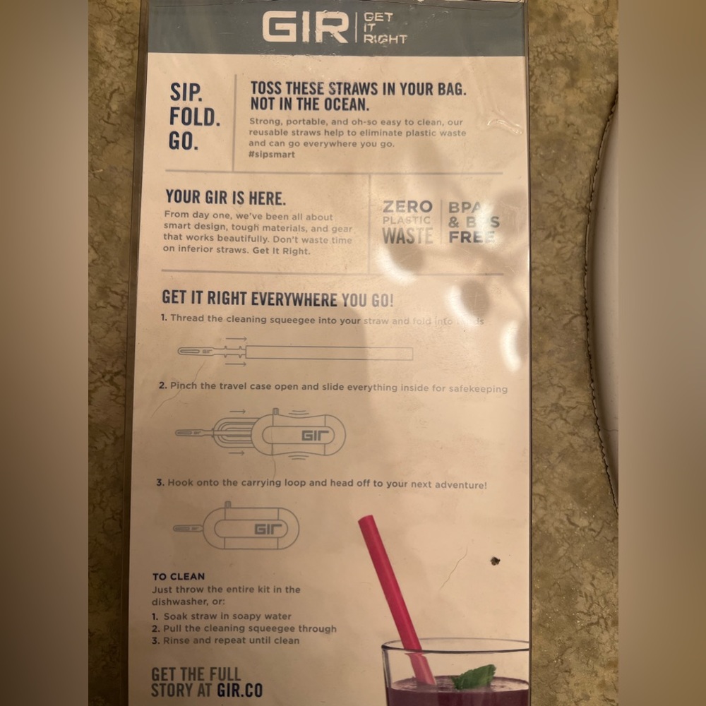 Reusable straws - Picture 3 of 3